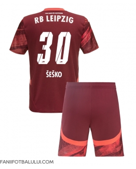 RB Leipzig Benjamin Sesko #30 Echipament de Fotbal Replică 2024-25 Copii Deplasare (+ Șorturi)